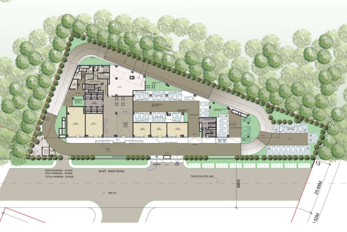 Good Earth Business Bay 2 Ground Floor Plan