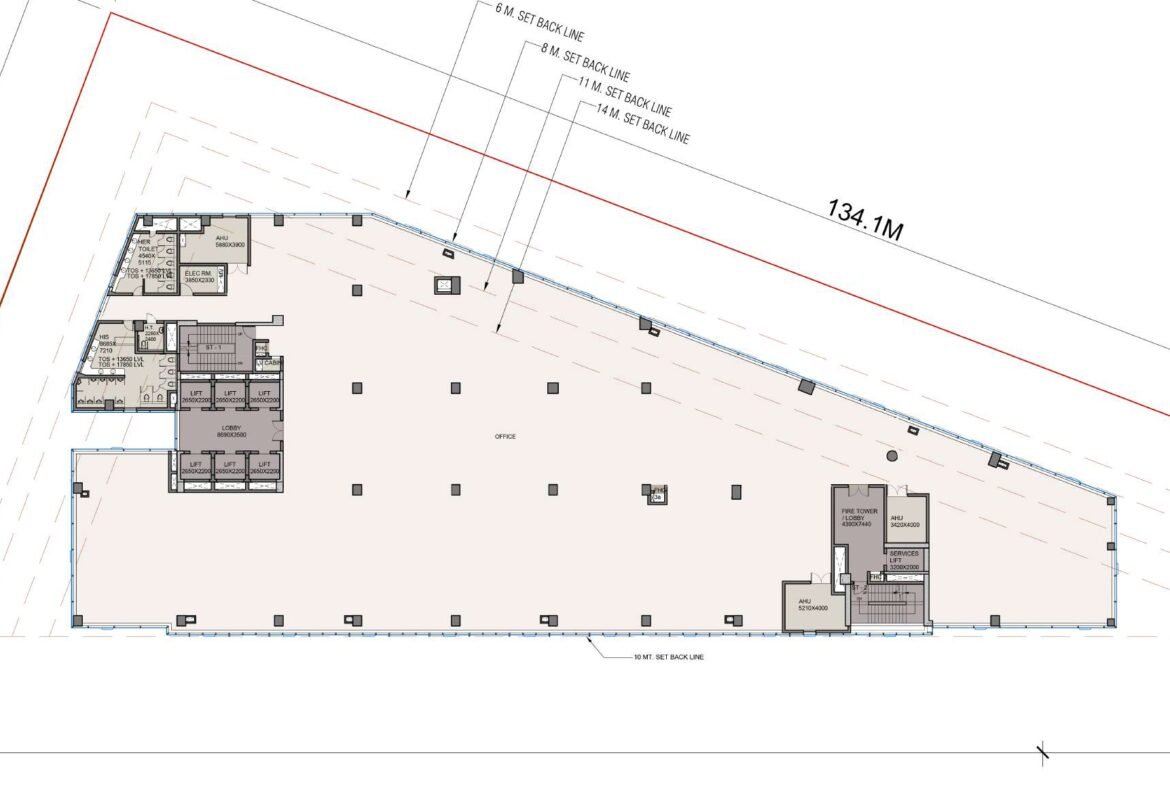 Good Earth Business Bay 2 Typical Floor Plan